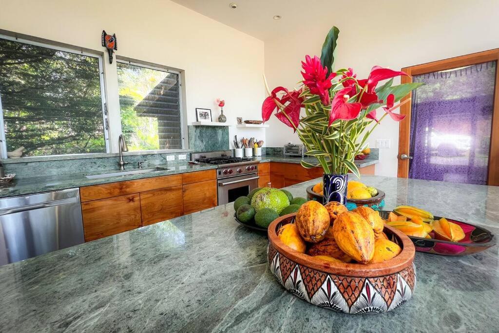 Jungle Haven Ocean Front Eco Villa On Fruit Farm Pahoa Extérieur photo