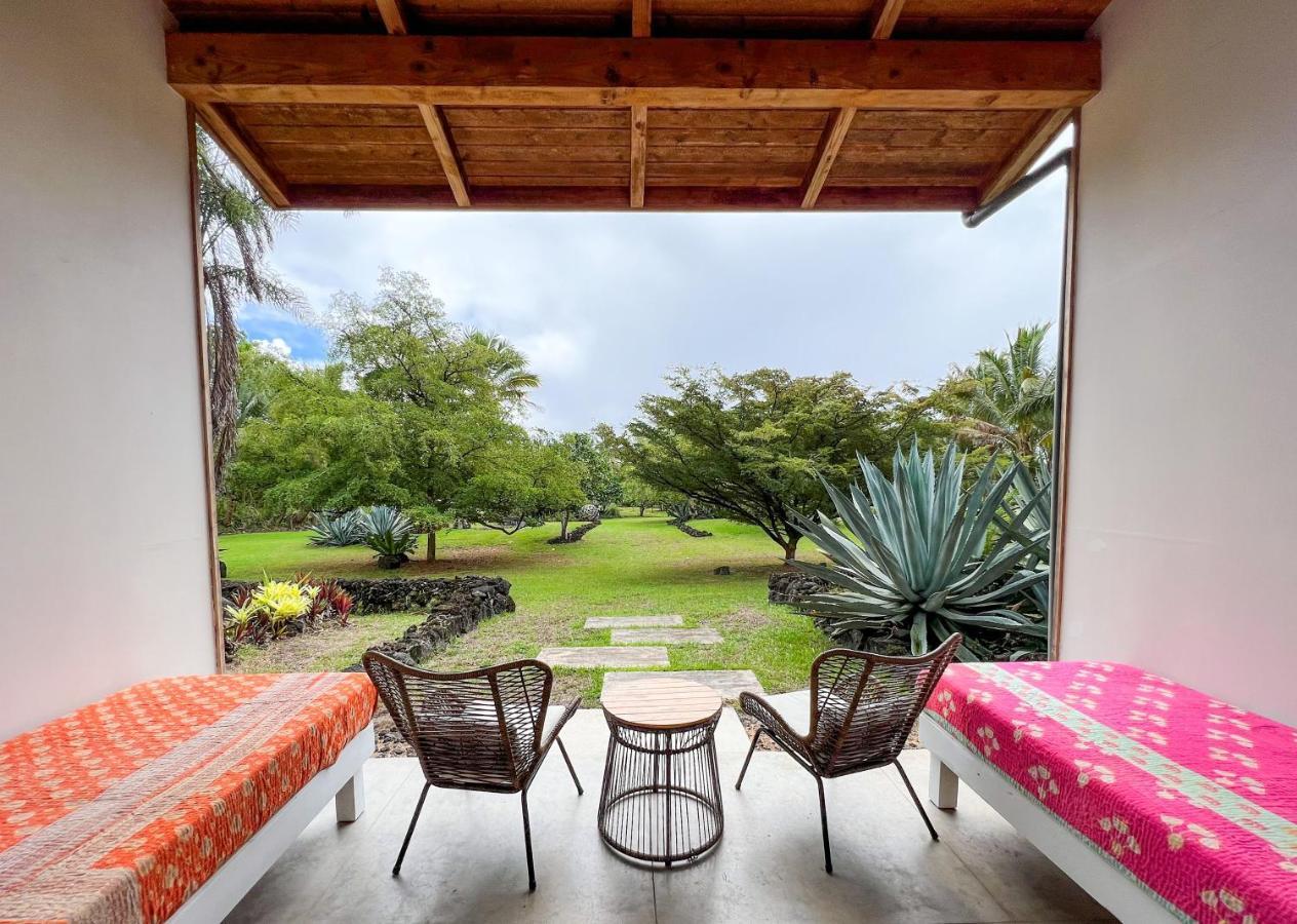 Jungle Haven Ocean Front Eco Villa On Fruit Farm Pahoa Extérieur photo